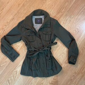 Forever 21 Dark Olive Utility Jacket